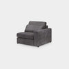 Kiana Modular Sofa Grey Right Hand Arm Piece