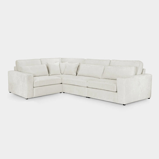 Kiana Modular Sofa Ivory Left Hand Facing Corner