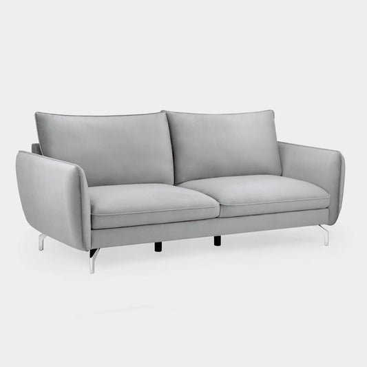 Lavard Sofa Plush Grey 3 Seater