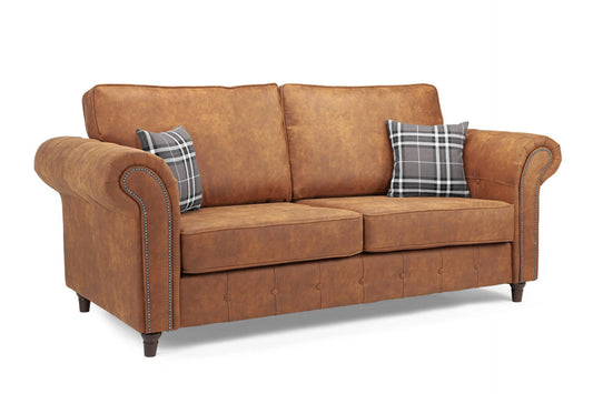 Manervia Sofa 3 Seater - Tan