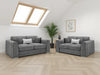 Naples 3+2 Seater Sofa Set - Grey