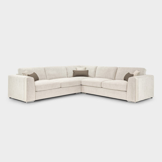Naples Sofa Beige Large Corner
