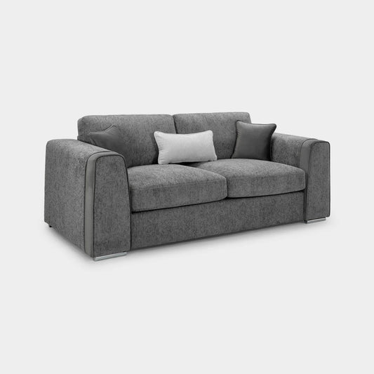 Naples Sofa Grey 3 Seater