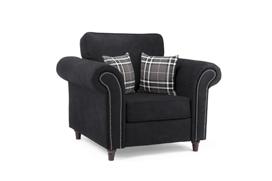 Oakland Armchair Sofa - Charcoal