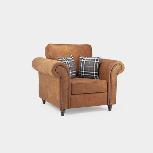 Oakland Sofa Armchair Tan