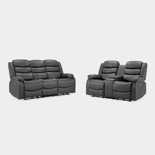 Otto Recliner Grey 3+2 Bundle