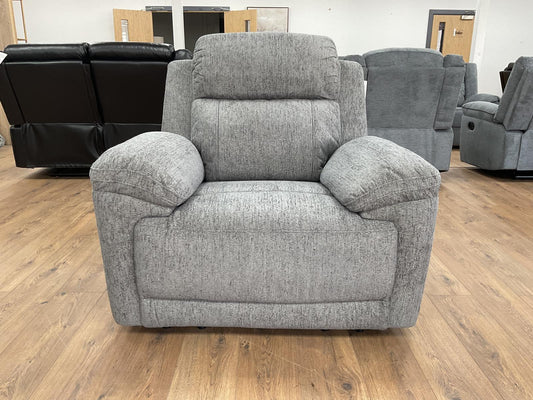 Owen Electric Recliner Armchair Sofa - Grey