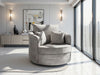 Serena Swivel Chair Sofa - Grey