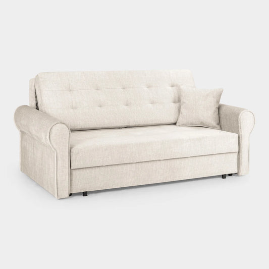 Sorrel Sofabed Beige 3 Seater