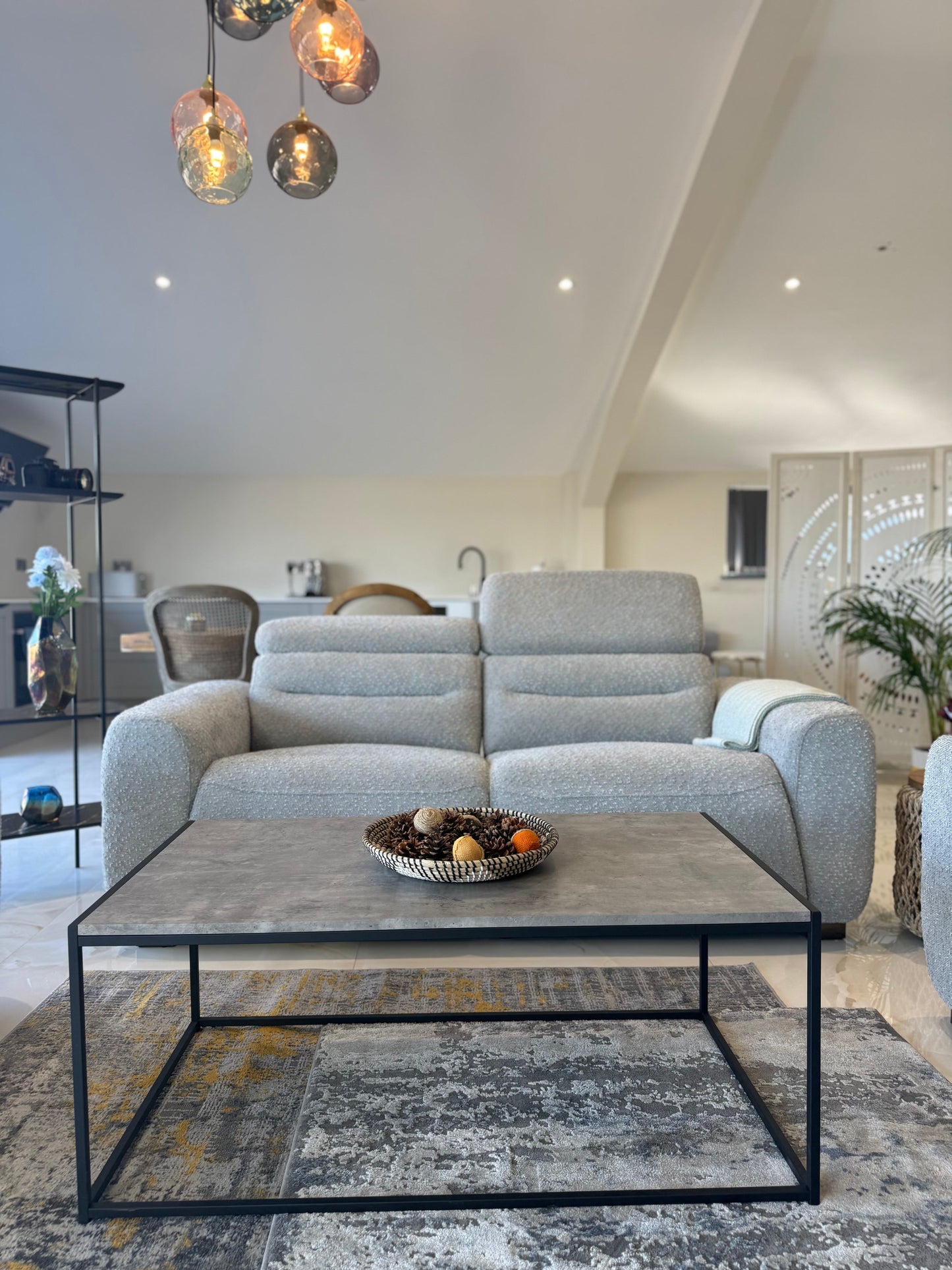 Tokyo Electric Recliner Grey 3+2 Seater