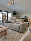 Tokyo Electric Recliner Beige 3+2+1 Seater