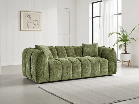 Venice 3+2+1 Sofa - Oliva