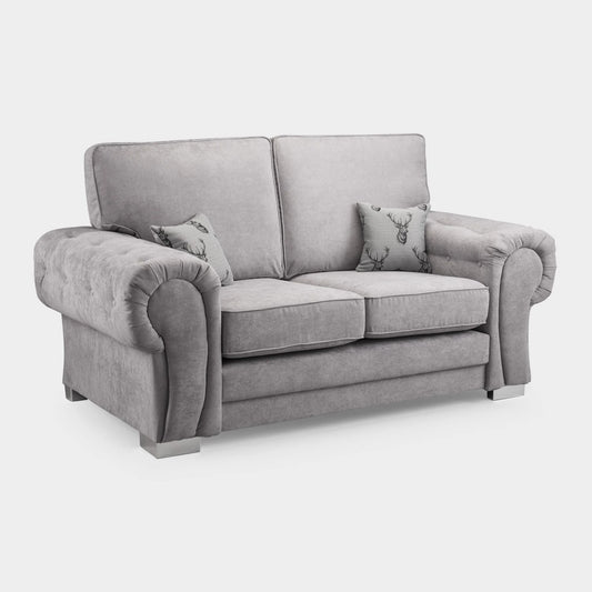 Verona Fullback Sofa Grey 2 Seater
