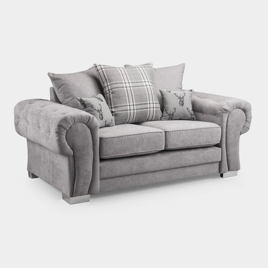 Verona Scatterback Sofa Grey 2 Seater