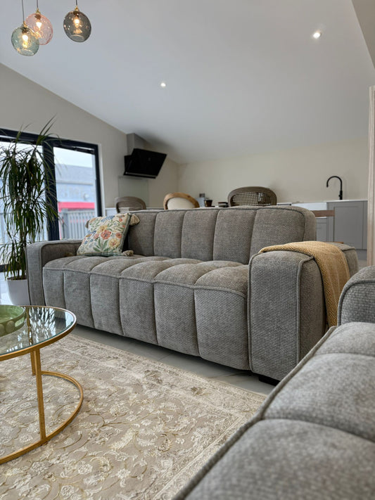 Paris Sofa Beige 3 Seater