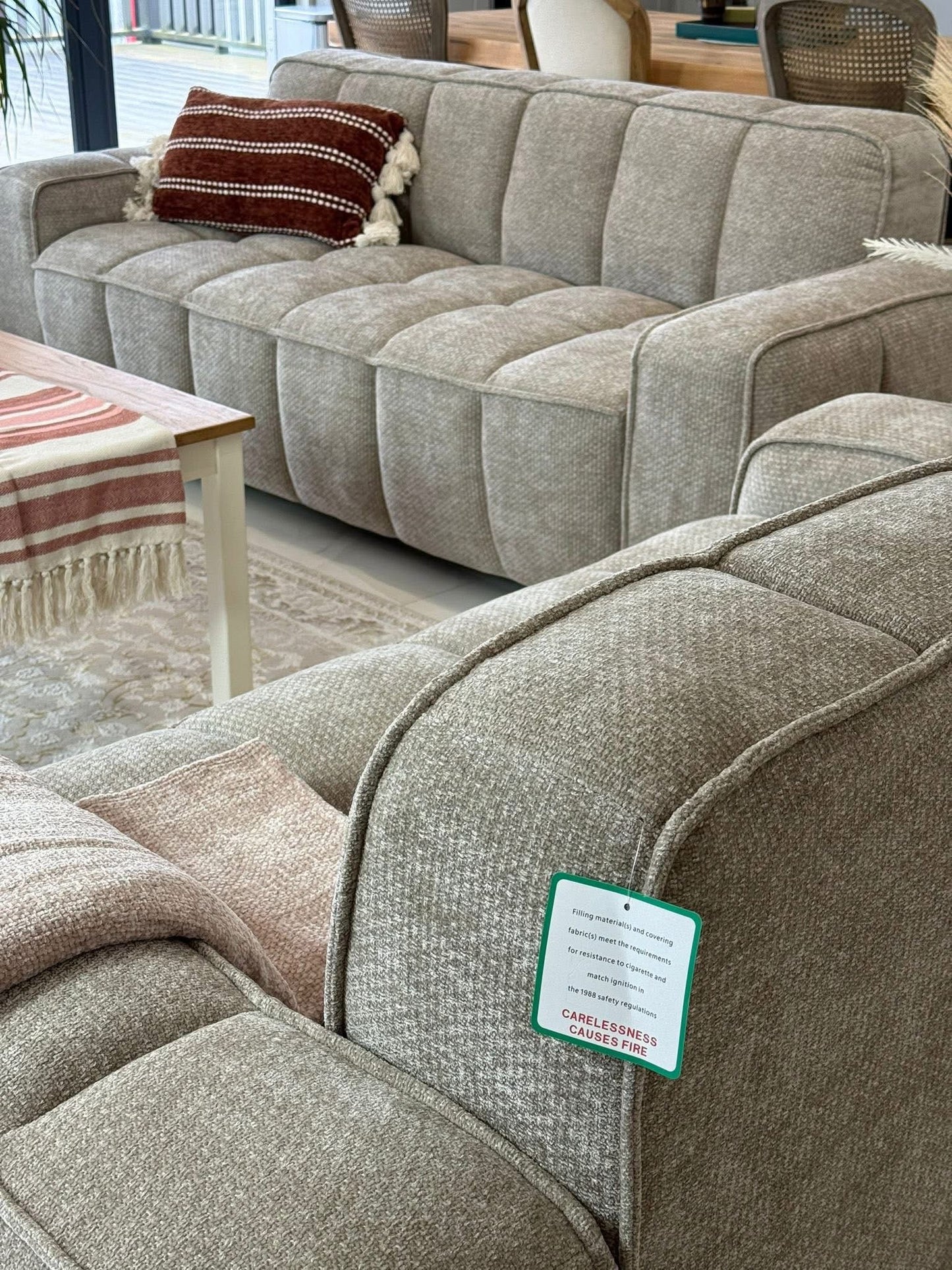 Paris Sofa Beige 3+2 Seater