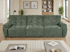 Dallas Electric Sofabed Green 3 Seater