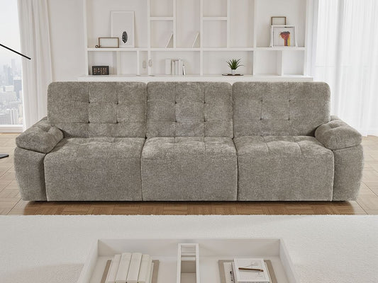 Dallas Electric Sofabed Beige 3 Seater