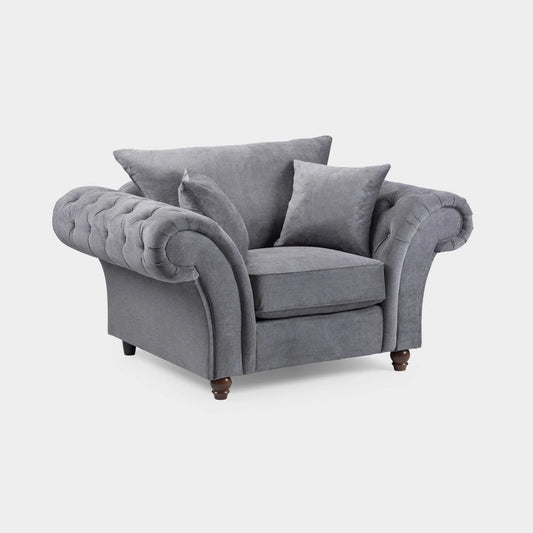 Windsor Fullback Sofa Grey Armchair