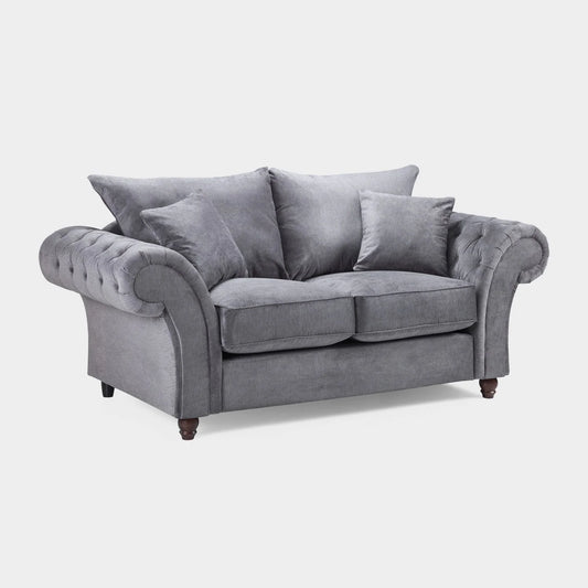 Windsor Fullback Sofa Grey 2 Seater