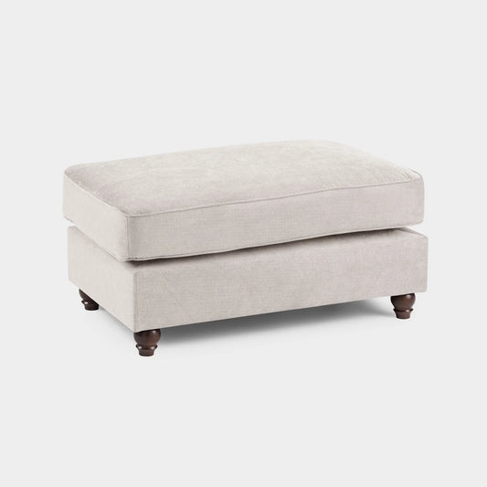 Windsor Fullback Sofa Stone Footstool