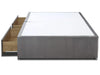 3ft to 6ft Super King Divan Bed Base - Grandeur Top - Lovemybedss + Ottoman Storage Divan Base