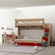 Foldable Bunk Bed Design - Lovemybedss.co.uk