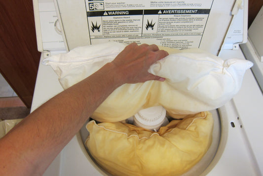 How to wash a feather pillow