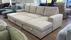 Como U Shape Corner Sofabed - Beige