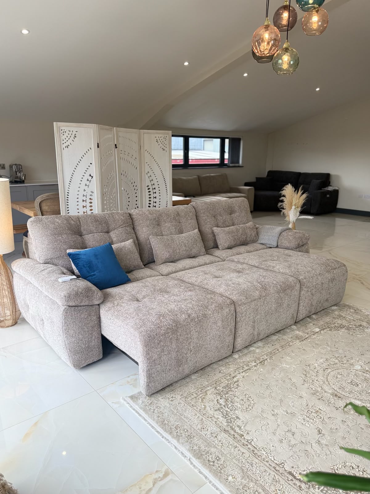Dallas Electric Sofabed - Beige