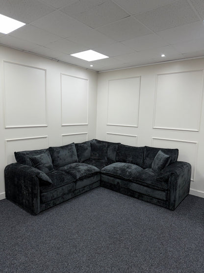Solaya Corner Sofa - Black