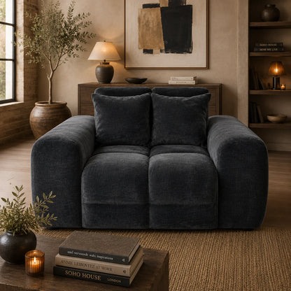 Jacob Armchair Sofa - Charcoal