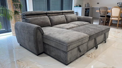 Montrose Universal Storage Sofa Bed - Dark Grey