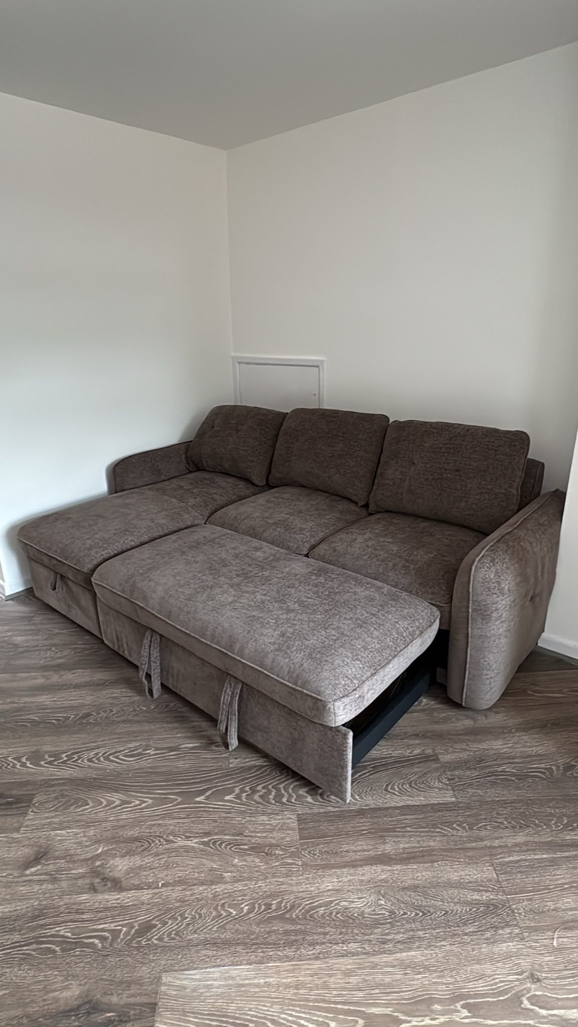 Moscow Universal Corner Sofabed With Storage - Brown