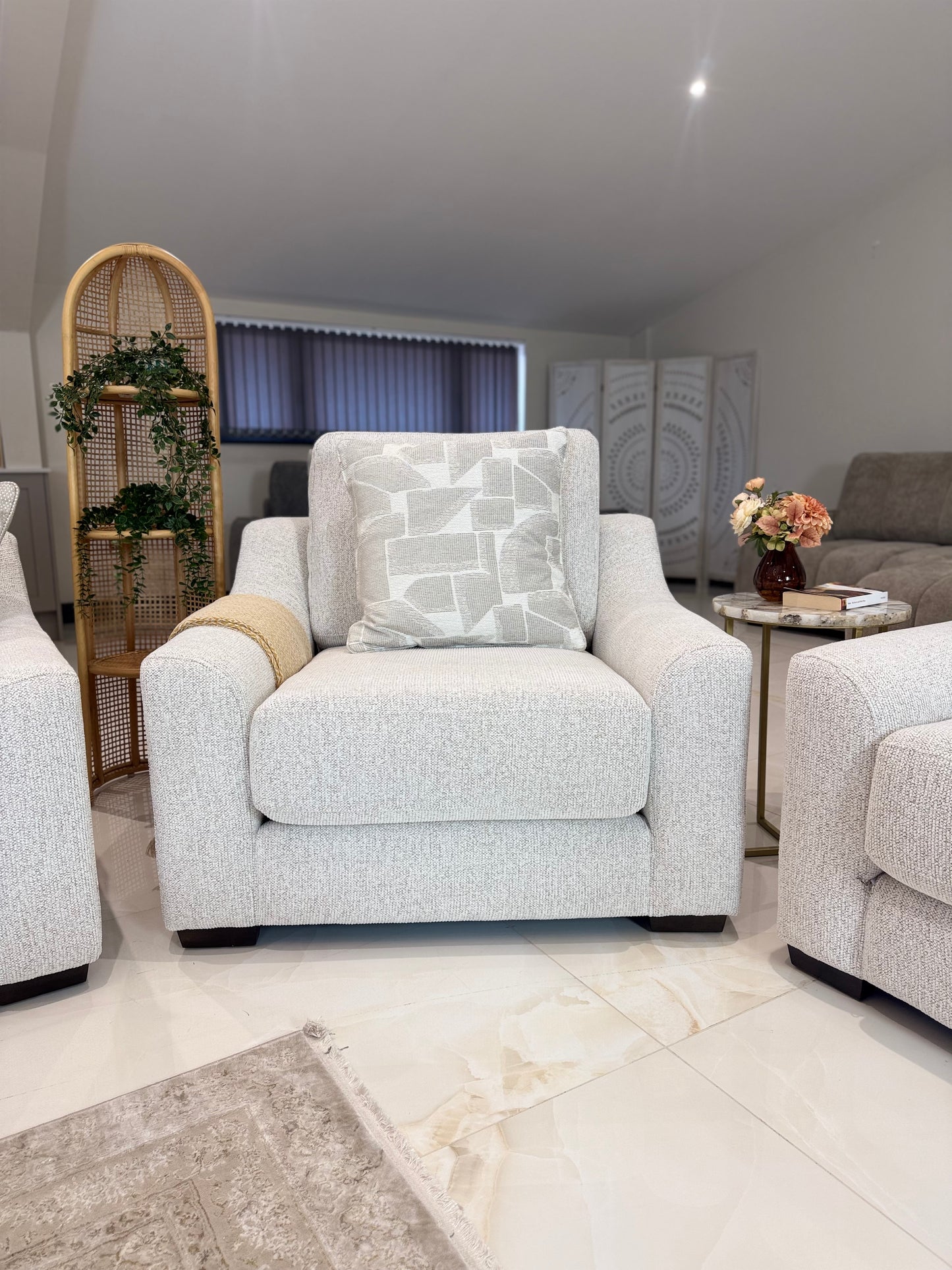 Douglas Beige 3+2+1 Seater Sofa Set
