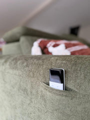 Molly 3 Seater Electric Sofa Bed - Green