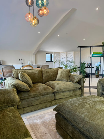 Solaya 3 Seater Sofa - Green