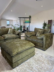 Solaya 3+2 Seater Sofa - Green