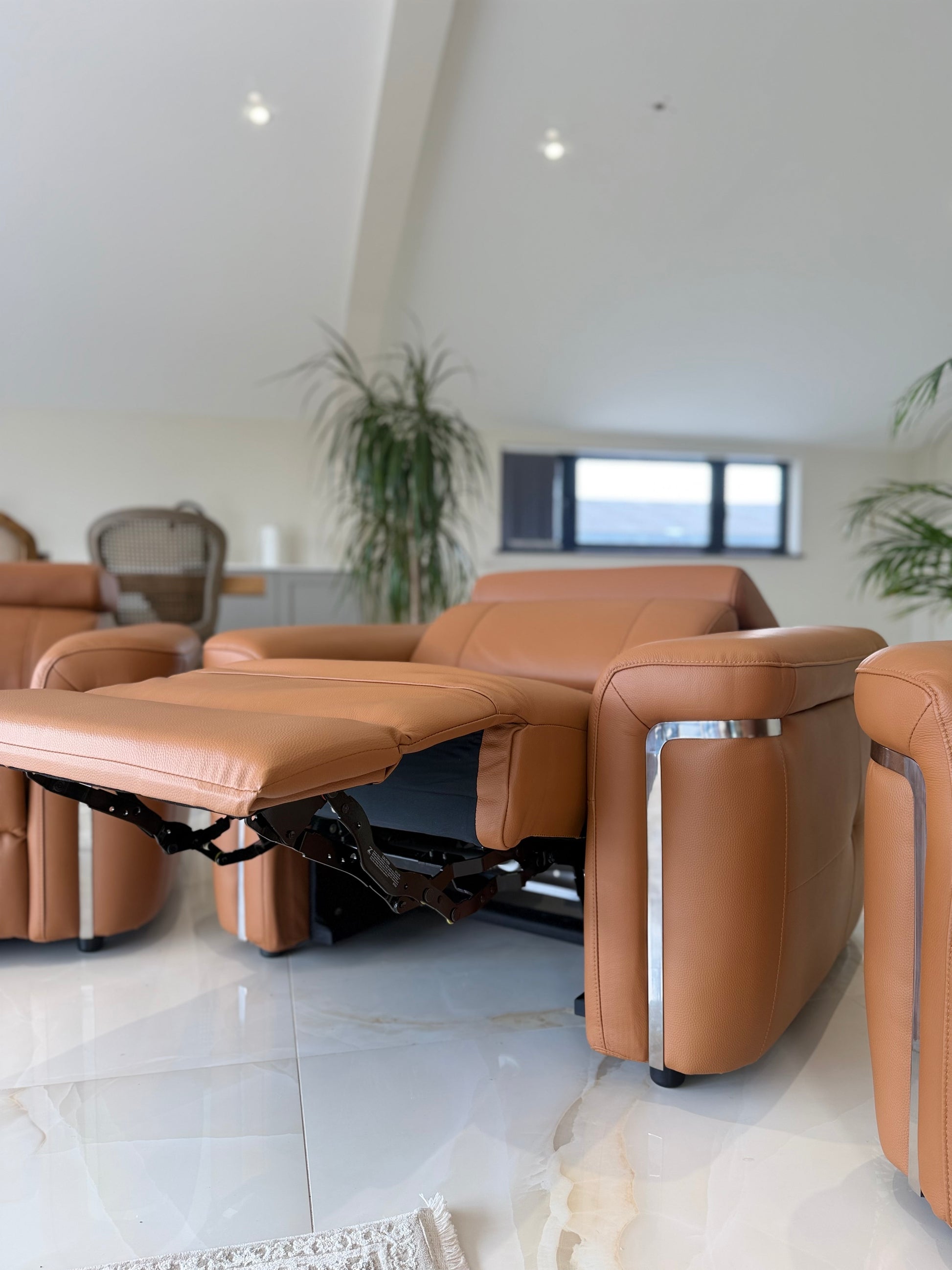 Somerville Electric Recliner Sofa Armchair - Tan