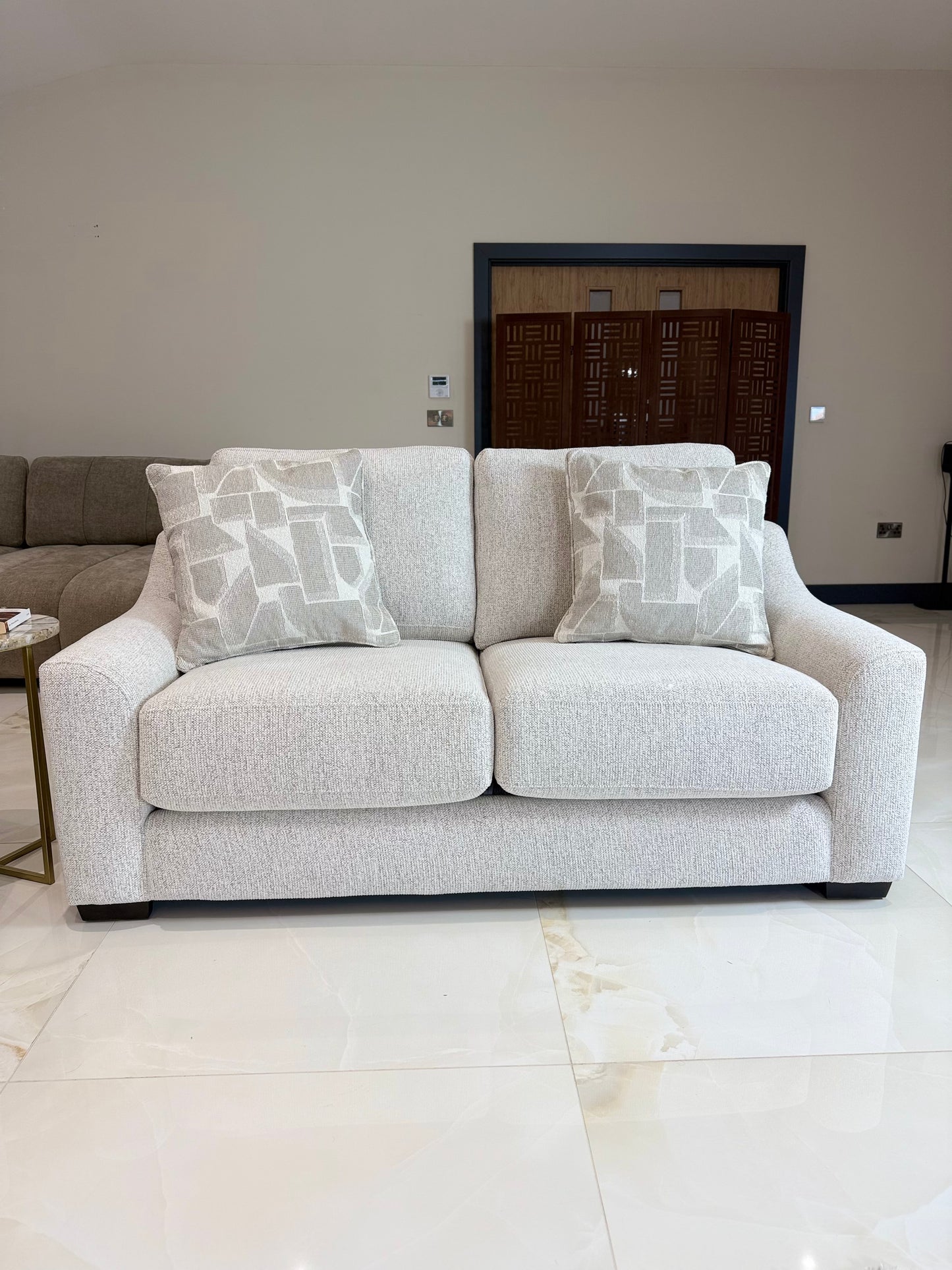 Douglas Beige 2 Seater Sofa