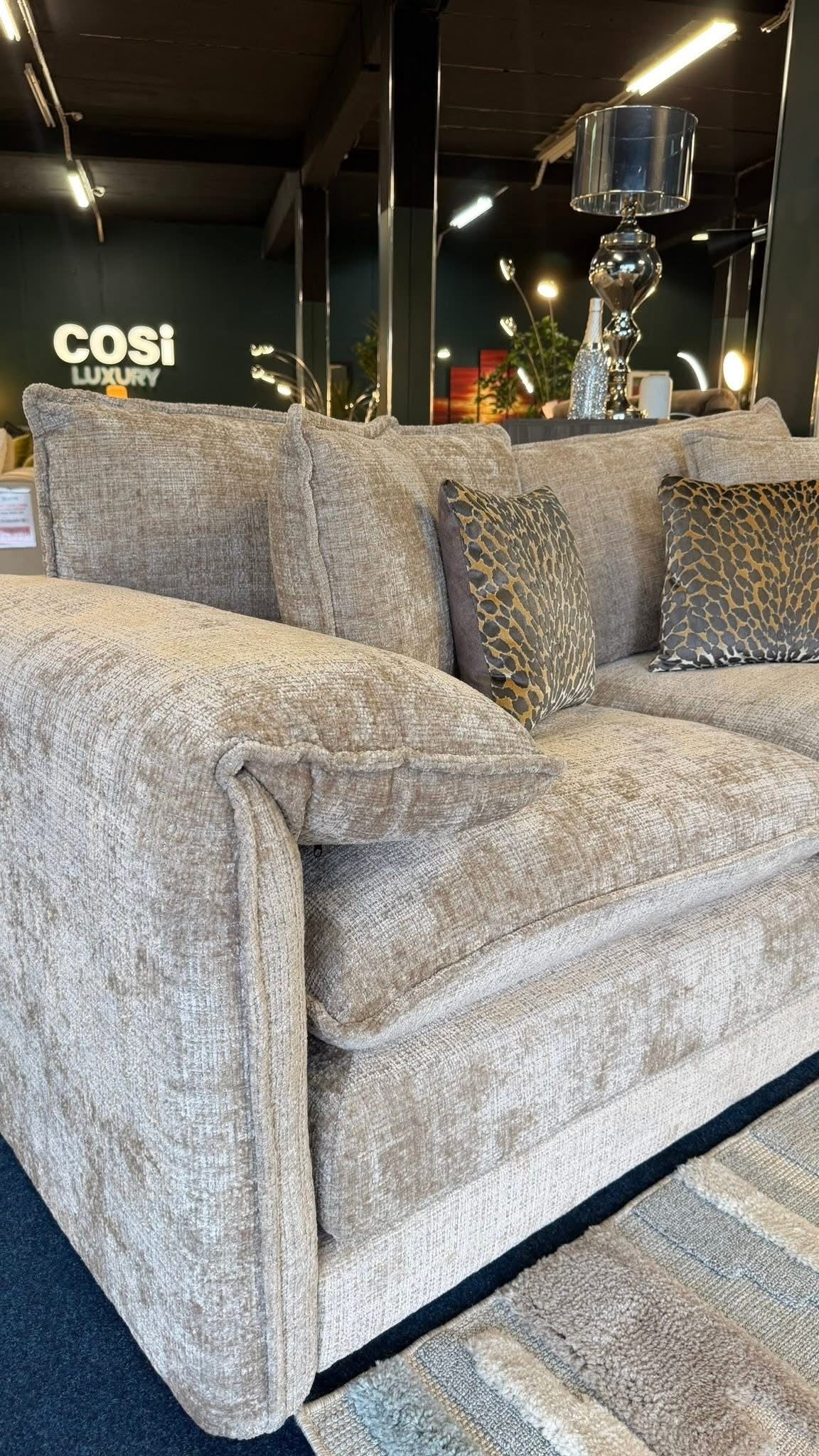 Solaya 3+2 Seater Sofa - Beige