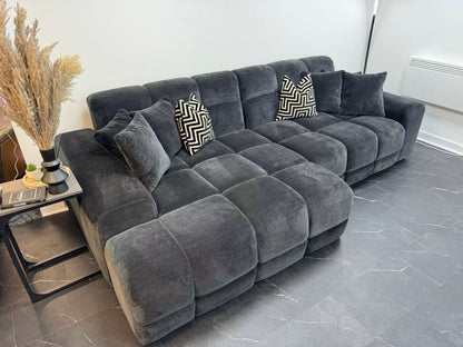 Jacob Sofa Charcoal Left Hand Facing Corner