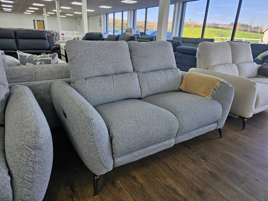 Sorrento Electric Recliner Grey 2 Seater