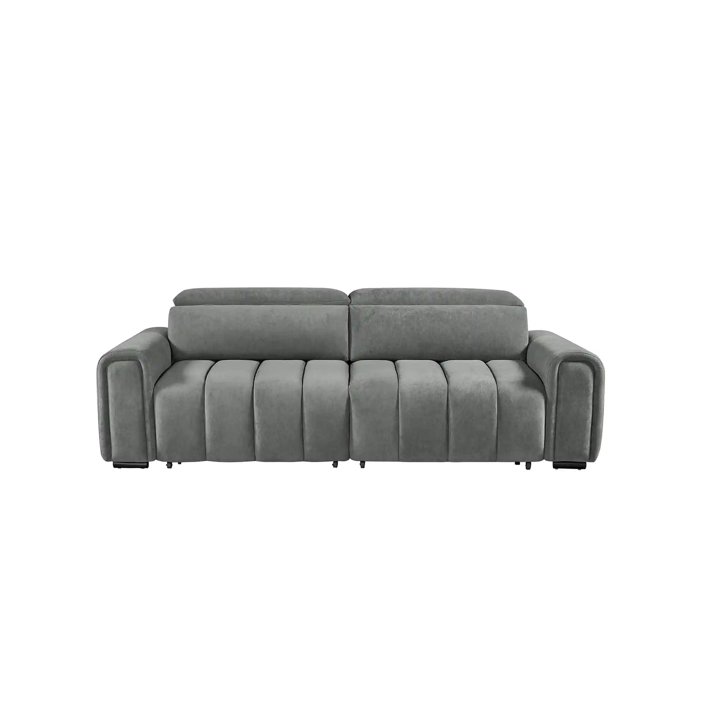 Molly Electric Sofa Bed - Grey Plush Velvet