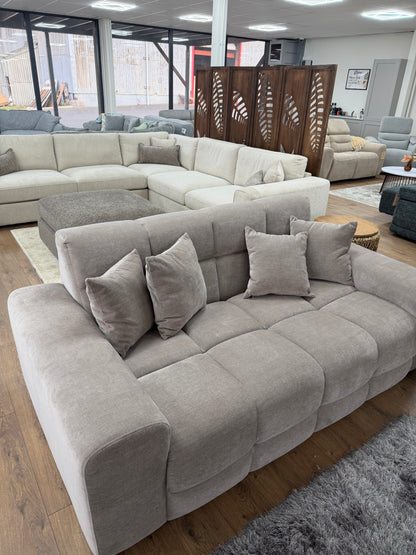 Jacob 3 Seater Sofa - Latte