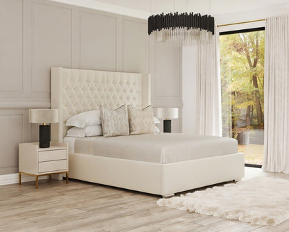 Chesterfield Winged Headboard Bed Frame