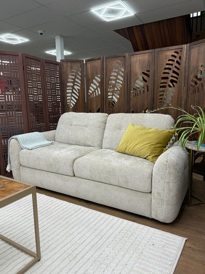 Athens 3 Seater Sofabed - Beige ( Free Mattress )