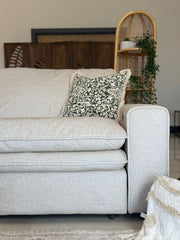 Florence Cloud Electric Seat Extension Sofa Bed  - Beige