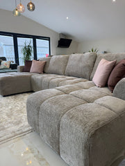 Shanghai Luxury U Shape Sofa Bed - Beige