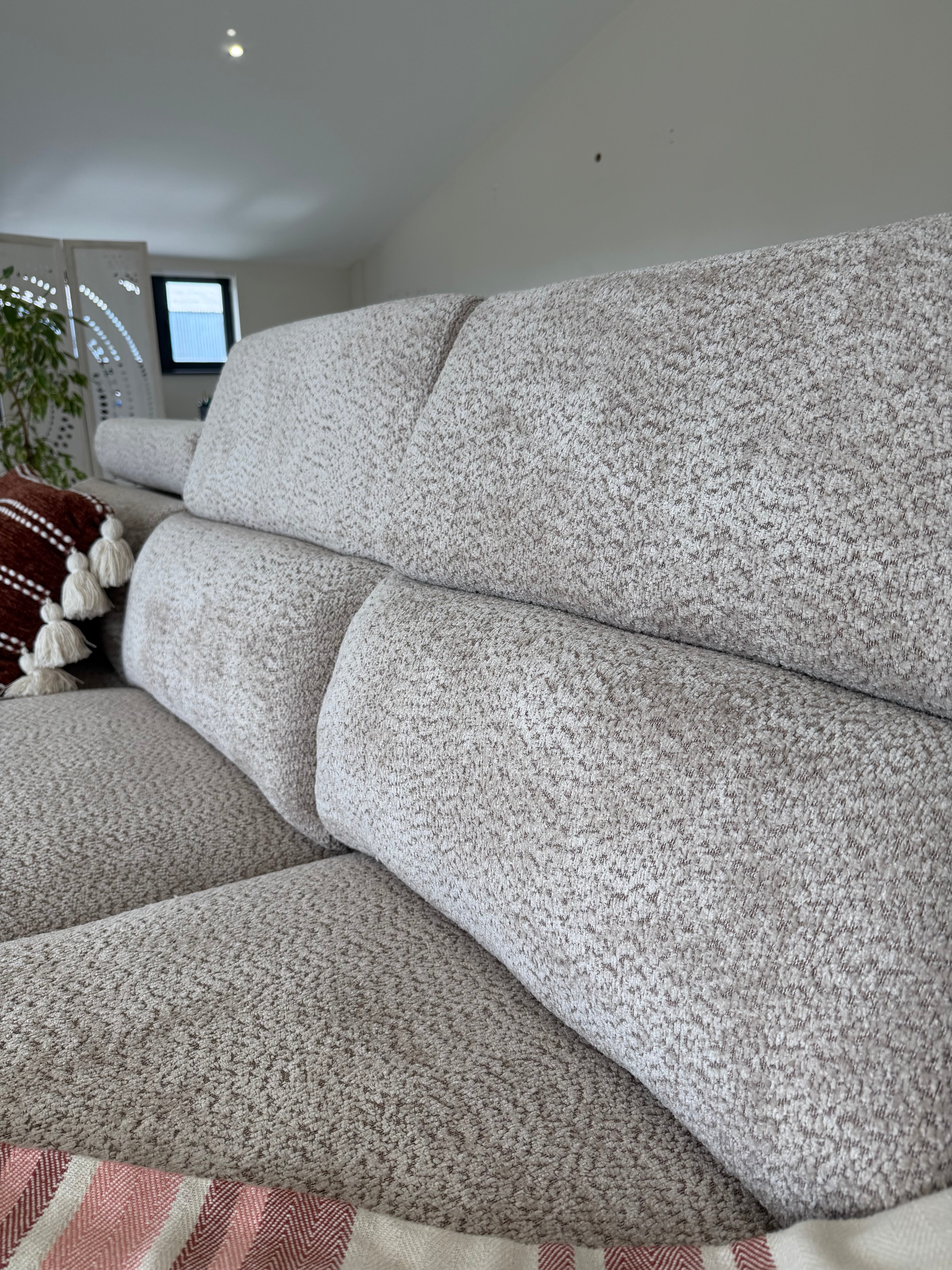 Hudson Universal Corner Sofa Bed - Beige